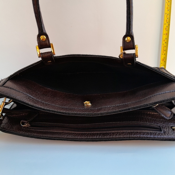 Vintage Cornell bag light brown leather - Picture 4 of 4